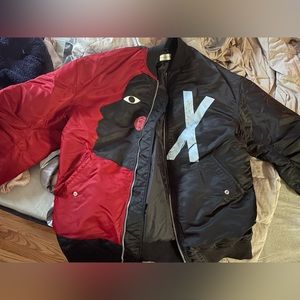 Faith Connexion: Swizz Beatz Contrasting Face Bomber Jacket. Size: Small.